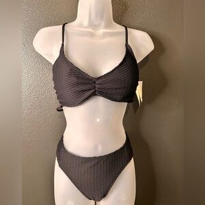 Kenneth Cole New York Women's Bralette Hipster Bikini Top & Bottom Size S NWT